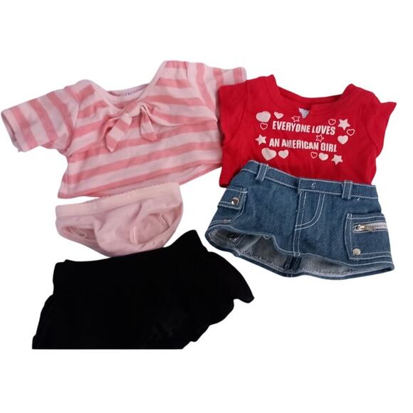 Build a Bear Large Lot of clothes and shoes - over 30 pieces! Cheer/ Hello Kitty - Picture 9 of 12